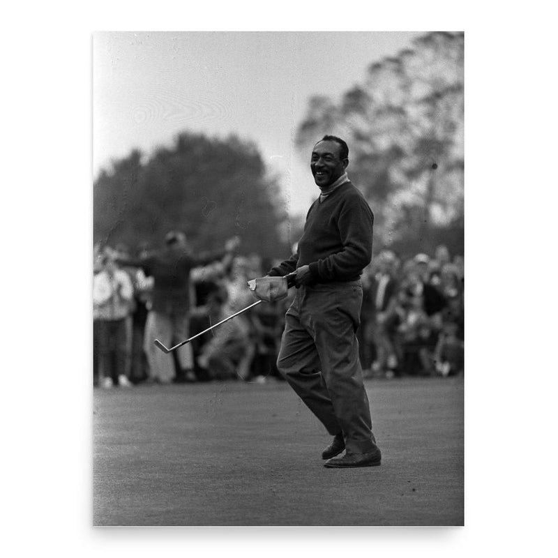 Charlie Sifford poster print, in size 18x24 inches.