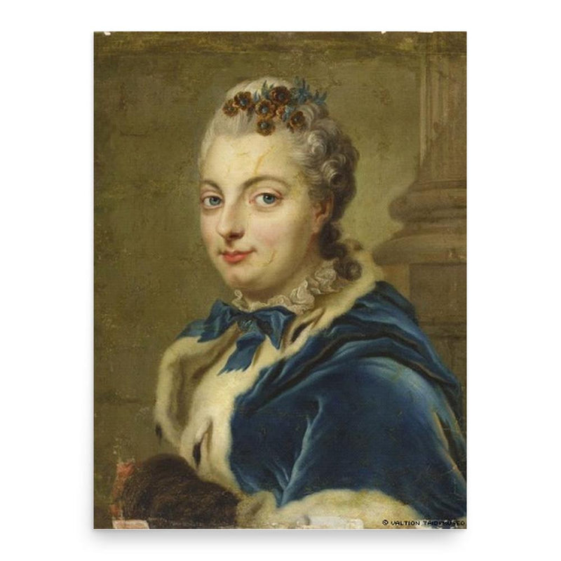 Charlotta Cedercreutz poster print, in size 18x24 inches.