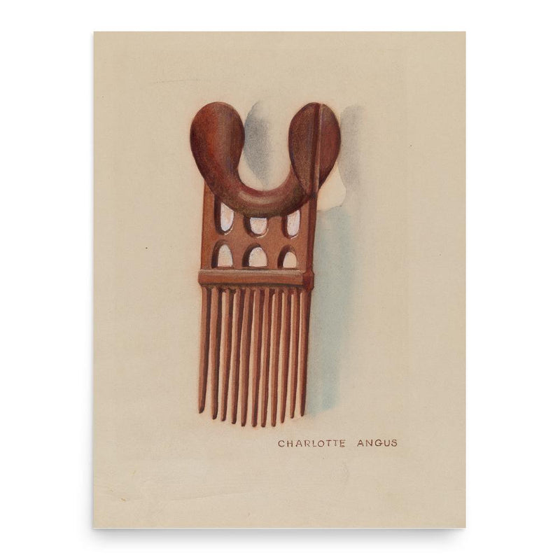 Charlotte Angus poster print, in size 18x24 inches.