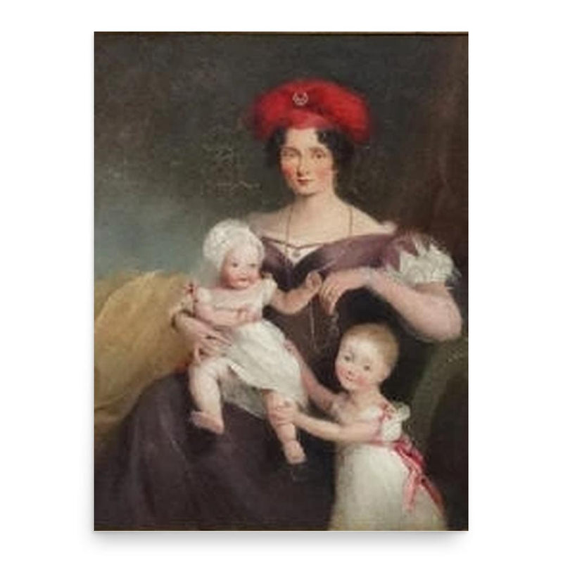 Charlotte Anne Eaton poster print, in size 18x24 inches.