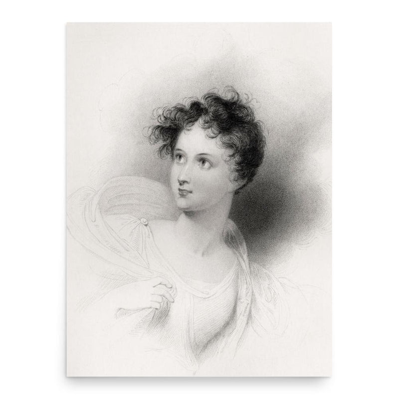 Charlotte Bacon poster print, in size 18x24 inches.