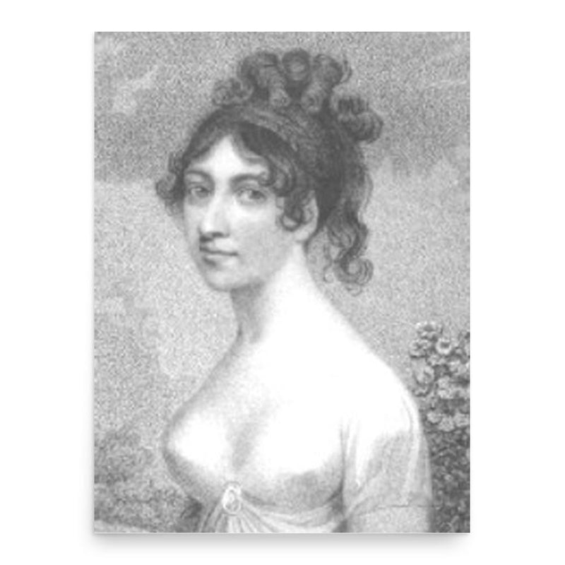 Charlotte Dacre poster print, in size 18x24 inches.