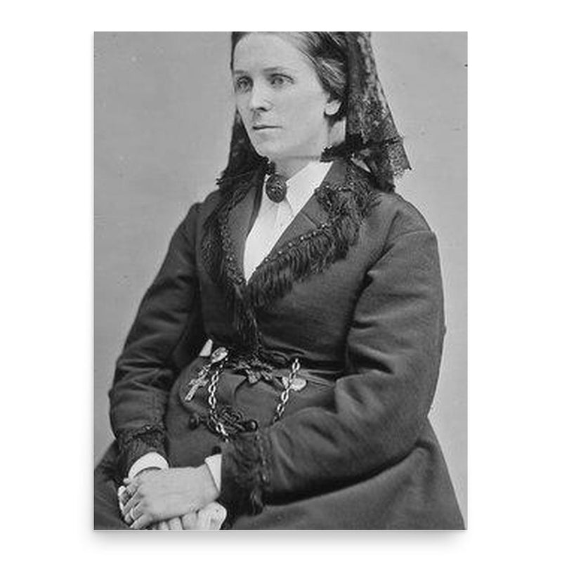 Charlotte Denman Lozier poster print, in size 18x24 inches.