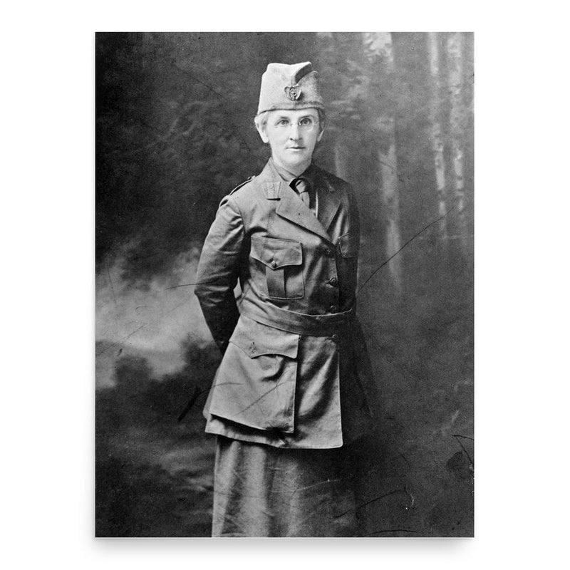 Charlotte Fairbanks poster print, in size 18x24 inches.