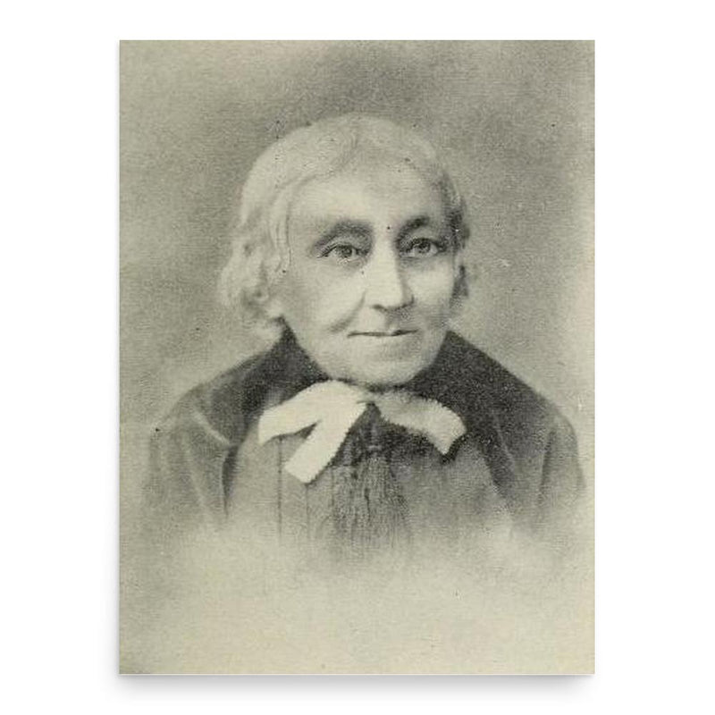 Charlotte Fall Fanning poster print, in size 18x24 inches.