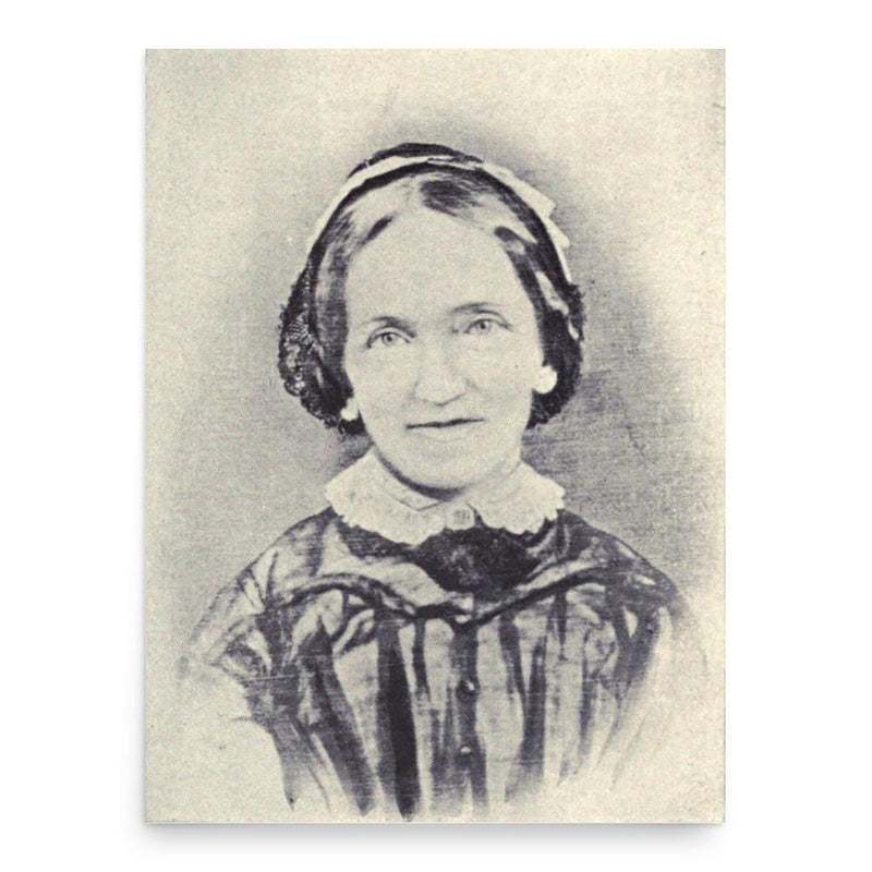 Charlotte Fowler Baldwin poster print, in size 18x24 inches.