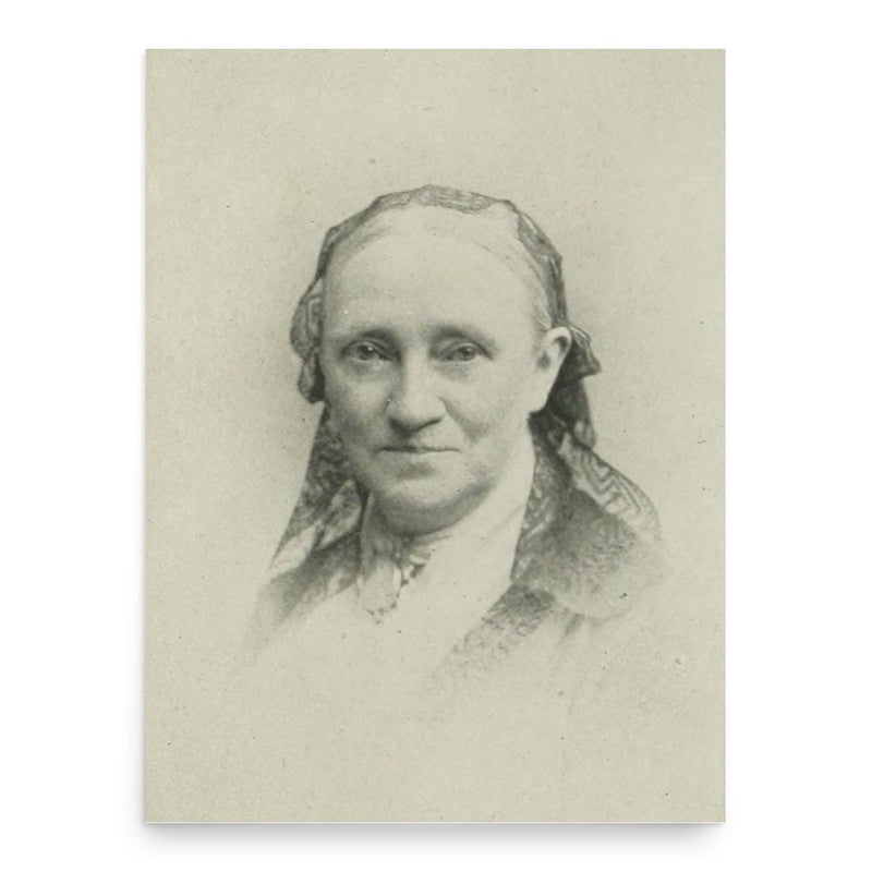 Charlotte Fowler Wells poster print, in size 18x24 inches.