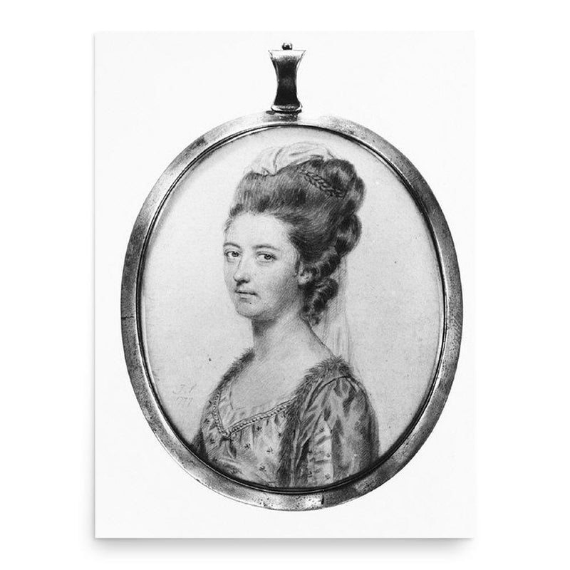 Charlotte Lennox poster print, in size 18x24 inches.