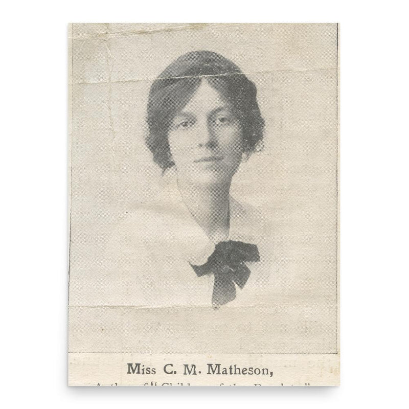 Charlotte Mary Matheson poster print, in size 18x24 inches.