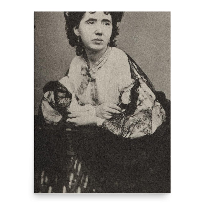 Charlotte Mary Sanford Barnes poster print, in size 18x24 inches.