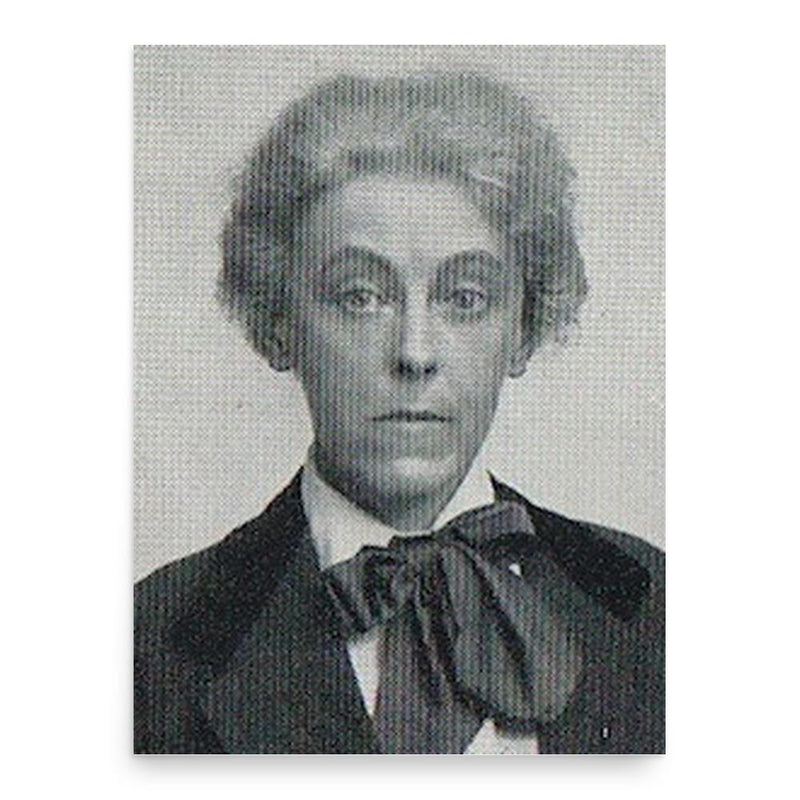 Charlotte Mew poster print, in size 18x24 inches.