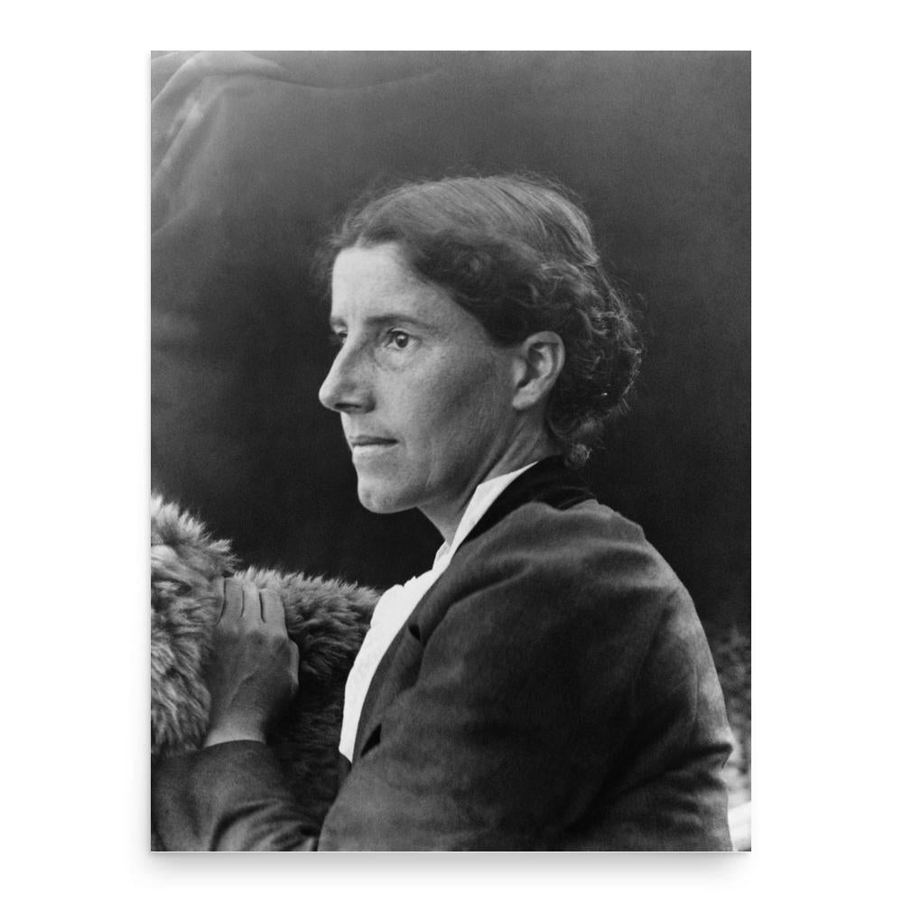 Charlotte Perkins Gilman poster print, in size 18x24 inches.