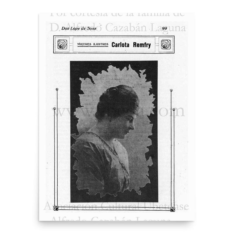 Charlotte Remfry poster print, in size 18x24 inches.