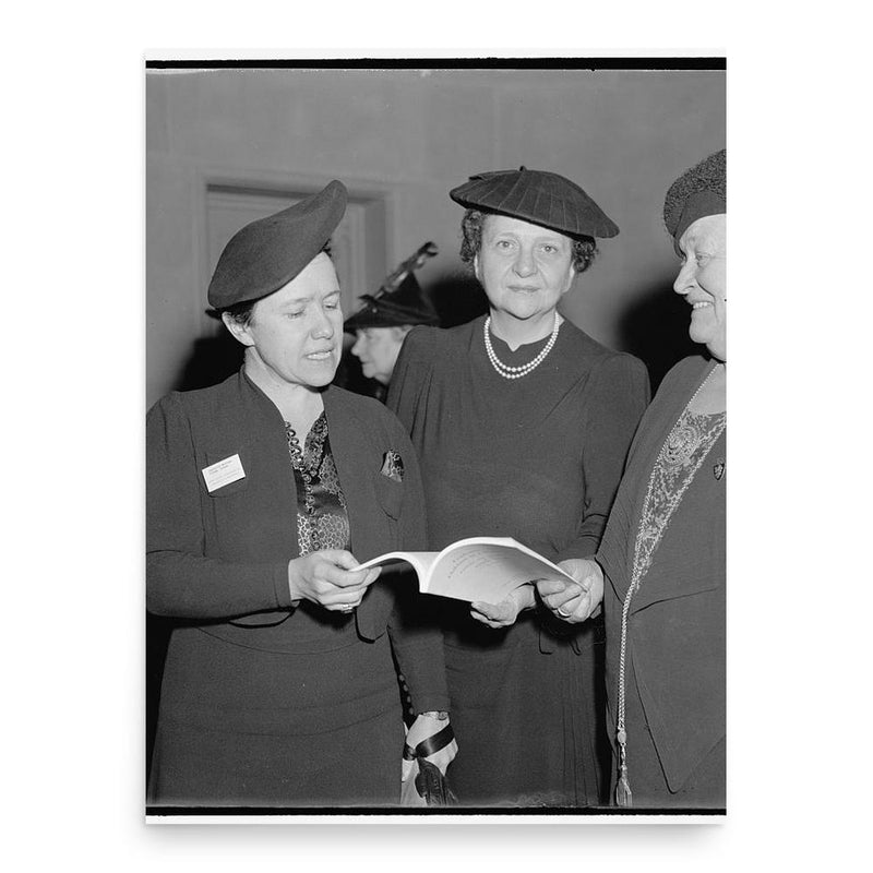 Charlotte Whitton poster print, in size 18x24 inches.