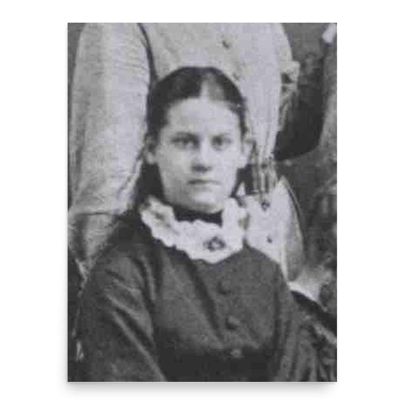 Charlotte Wilson poster print, in size 18x24 inches.