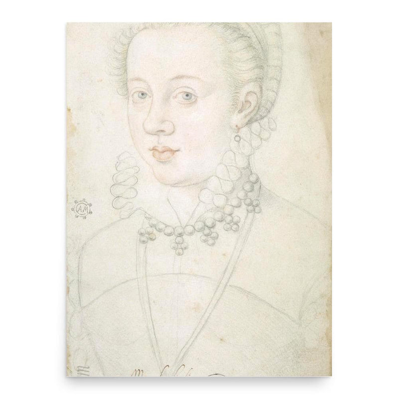 Charlotte de La Marck poster print, in size 18x24 inches.