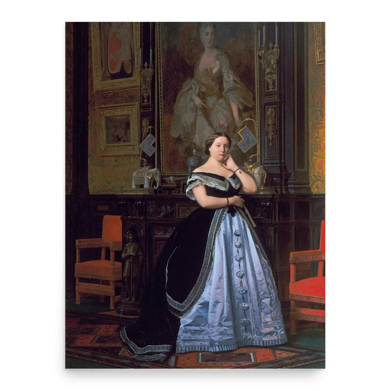 Charlotte de Rothschild poster print, in size 18x24 inches.