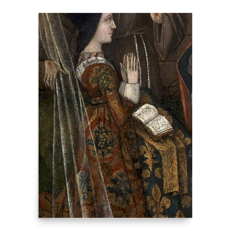 Charlotte of Savoy poster print, in size 18x24 inches.