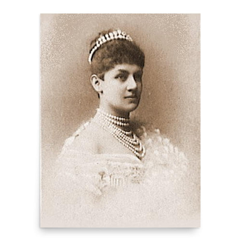Charlotte of Schaumburg-Lippe poster print, in size 18x24 inches.