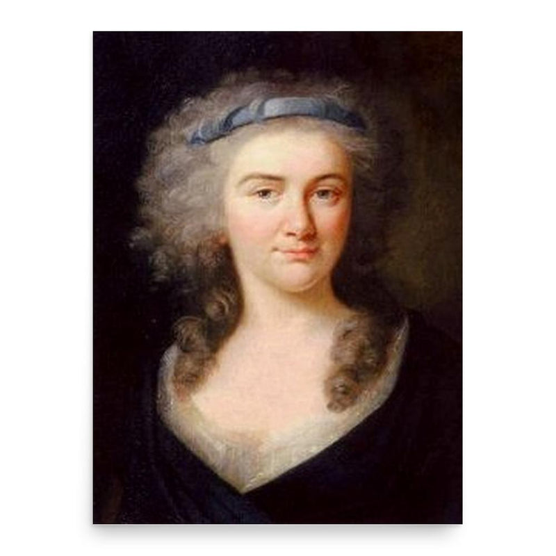 Charlotte von Kalb poster print, in size 18x24 inches.