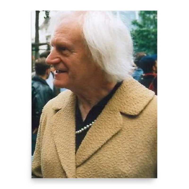 Charlotte von Mahlsdorf poster print, in size 18x24 inches.