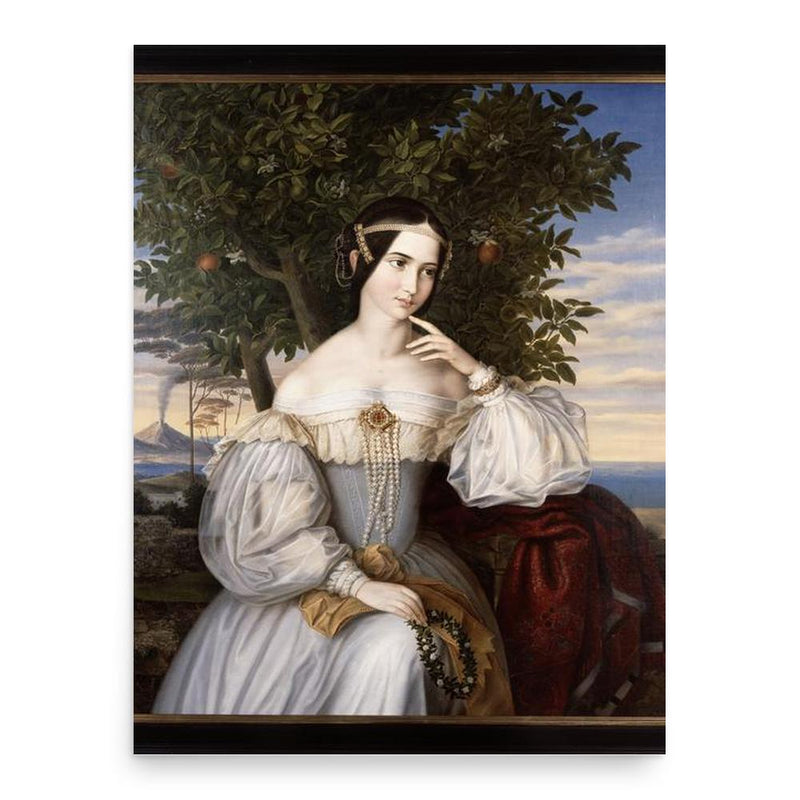 Charlotte von Rothschild poster print, in size 18x24 inches.