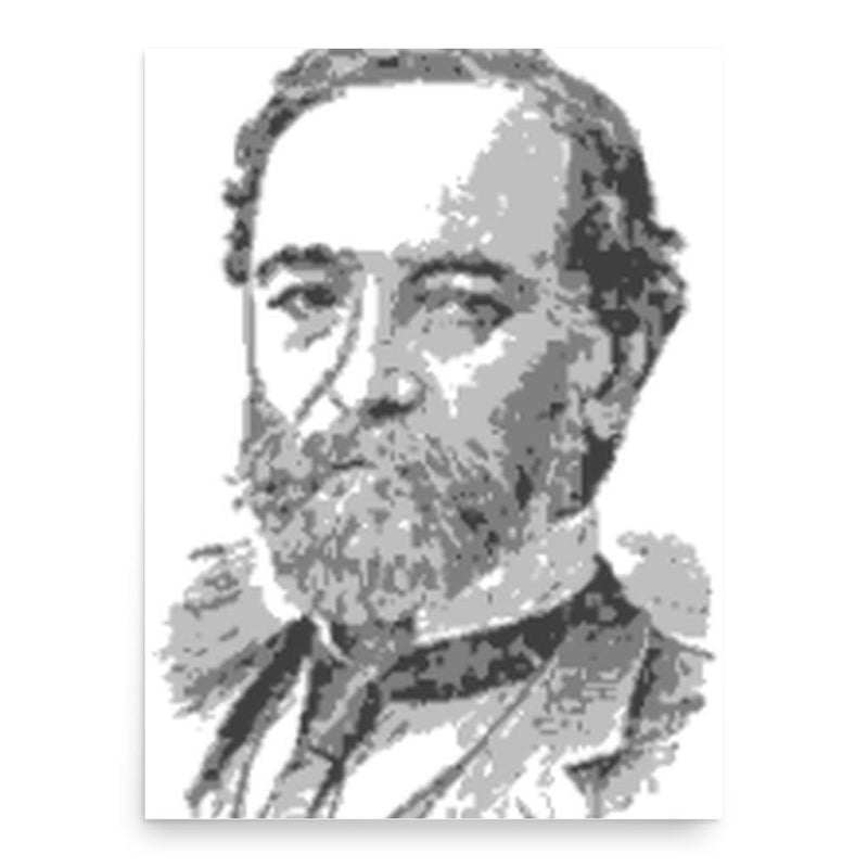 Charlton Thomas Lewis poster print, in size 18x24 inches.