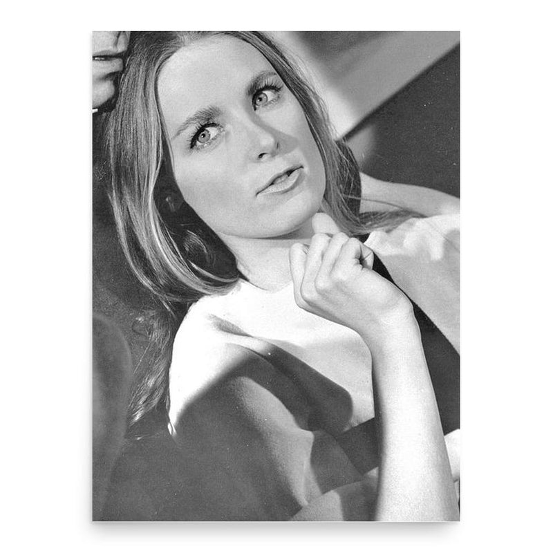 Charmian Carr poster print, in size 18x24 inches.