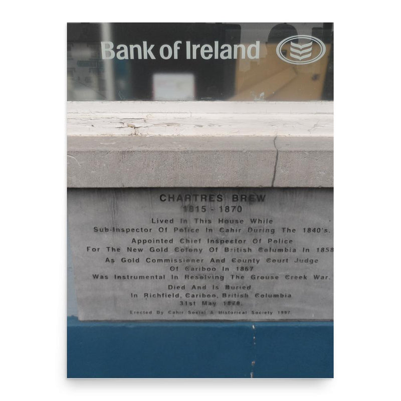 Chartres Brew poster print, in size 18x24 inches.