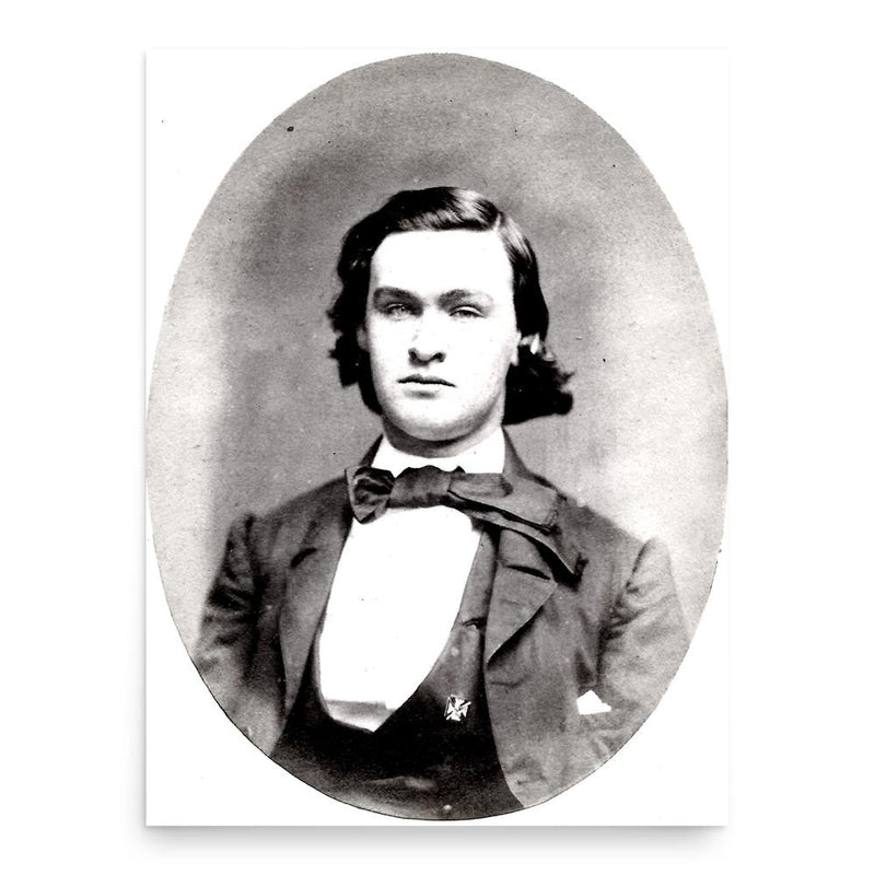 Chauncey Forward Black poster print, in size 18x24 inches.