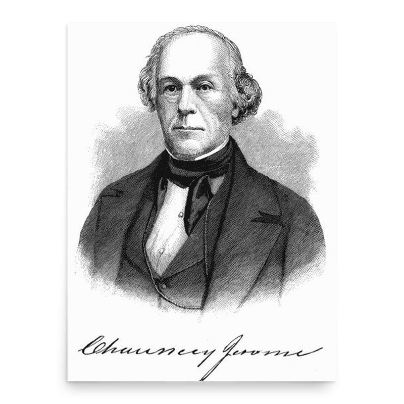 Chauncey Jerome poster print, in size 18x24 inches.
