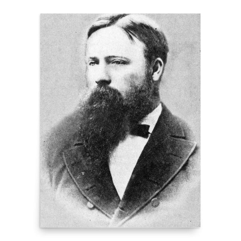 Chauncey Wright poster print, in size 18x24 inches.