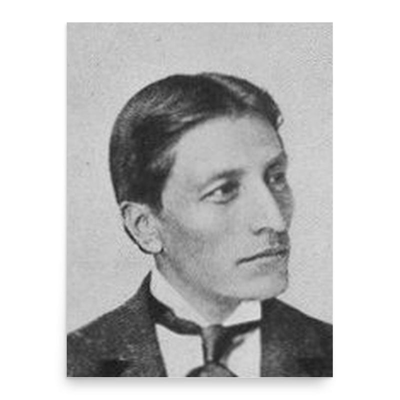 Chauncey Yellow Robe poster print, in size 18x24 inches.