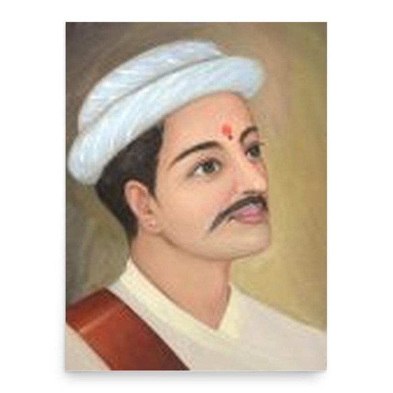 Chautariya Pushkar Shah poster print, in size 18x24 inches.