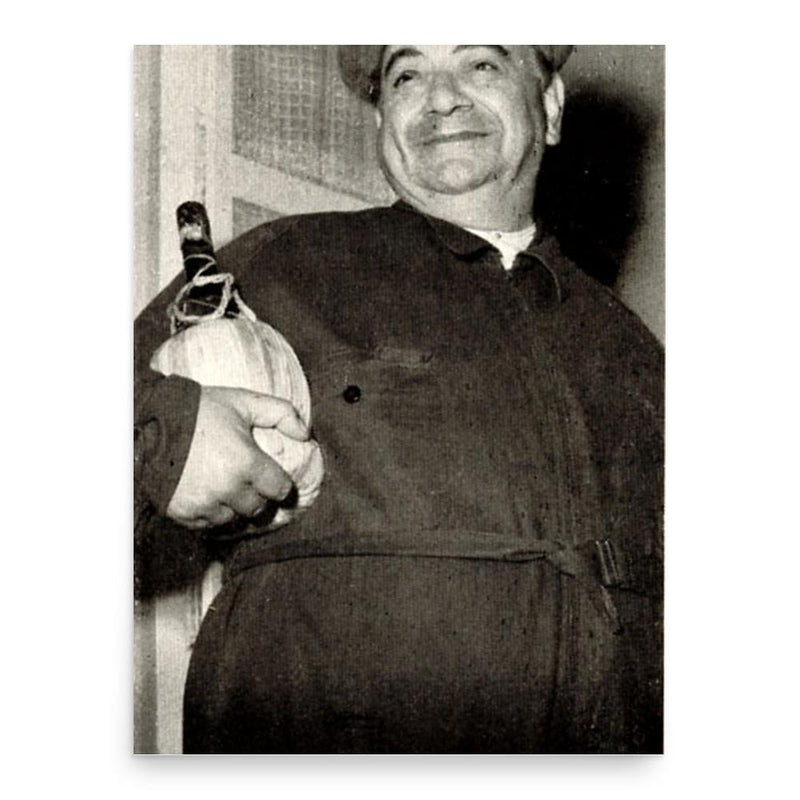 Checco Durante poster print, in size 18x24 inches.