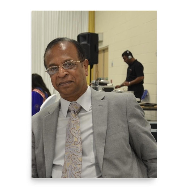 Chelva Kanaganayakam poster print, in size 18x24 inches.