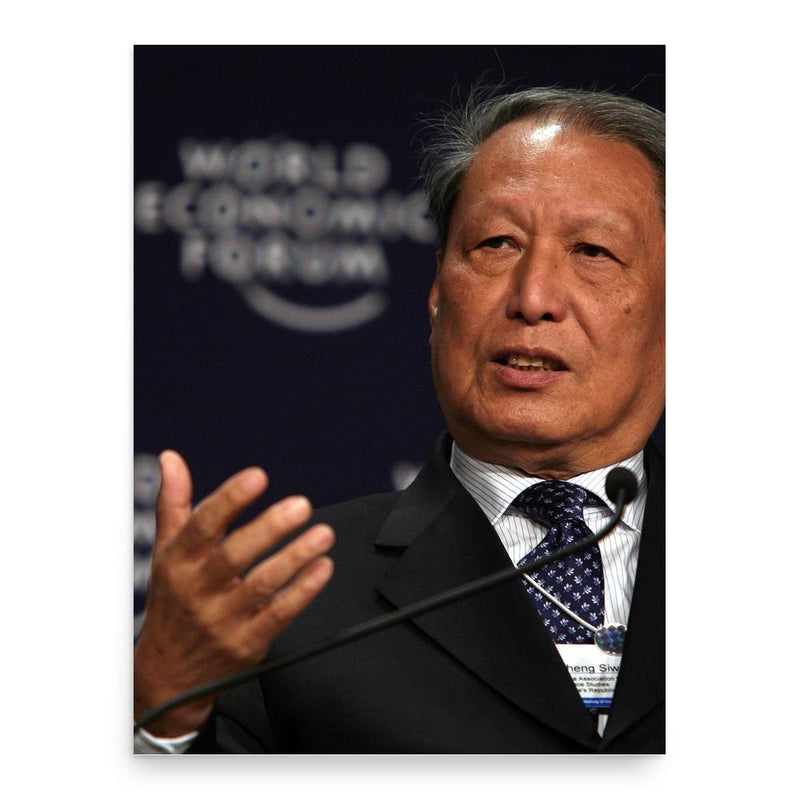 Cheng Siwei poster print, in size 18x24 inches.