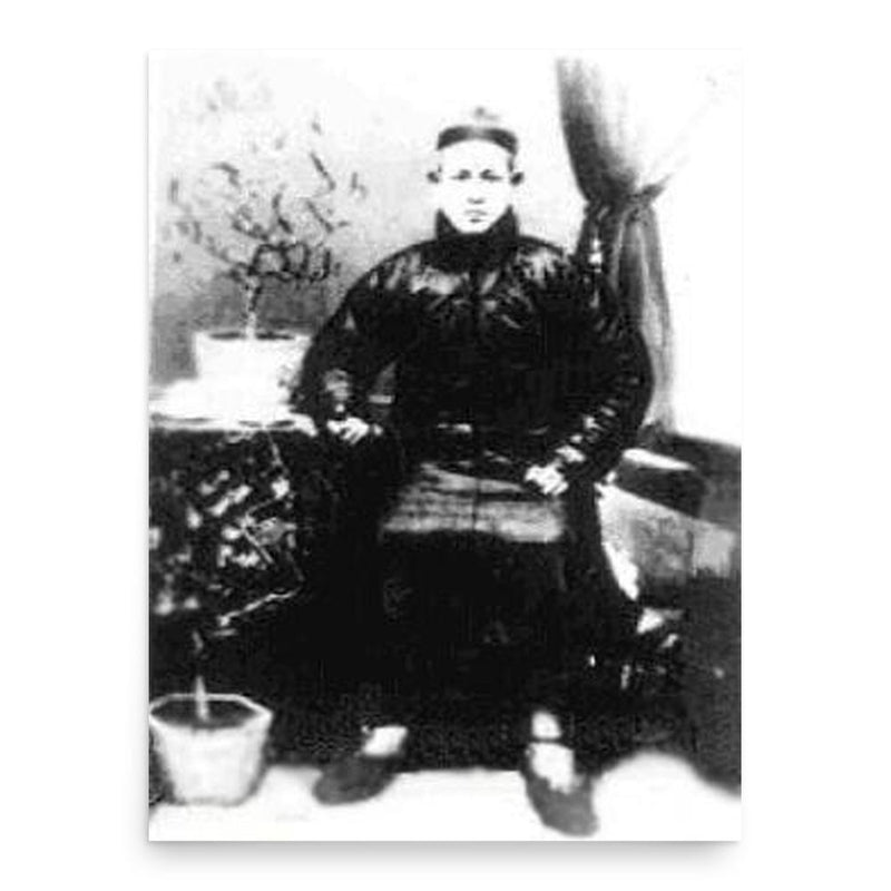 Cheng Tinghua poster print, in size 18x24 inches.