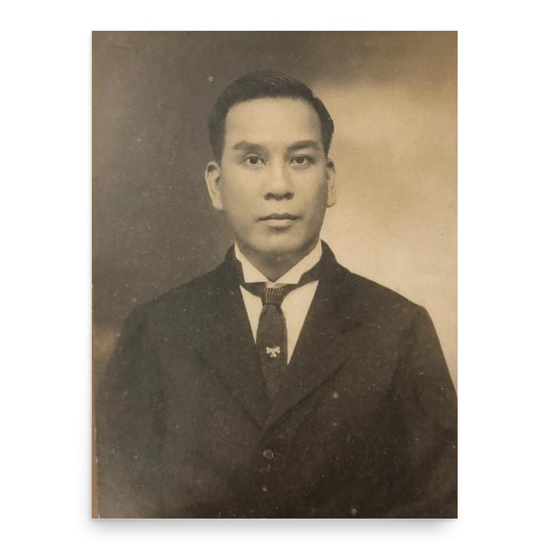 Cheong Yoke Choy poster print, in size 18x24 inches.