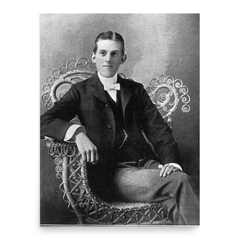 Chester Barlow poster print, in size 18x24 inches.