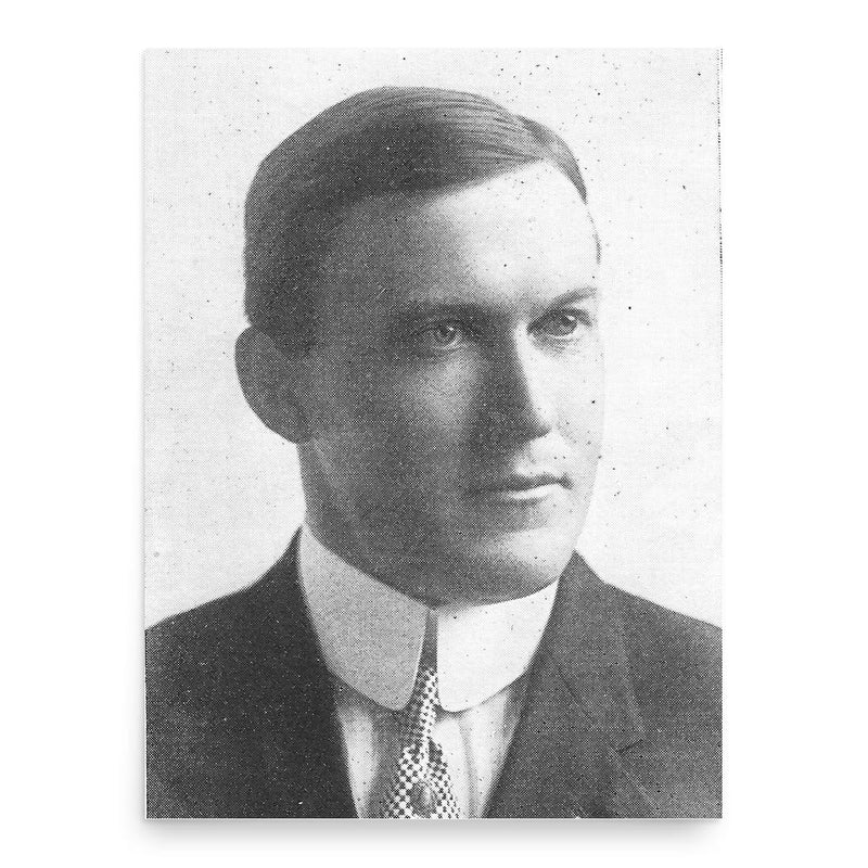 Chester Brewer poster print, in size 18x24 inches.