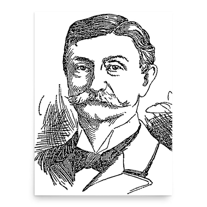 Chester David Hartranft poster print, in size 18x24 inches.