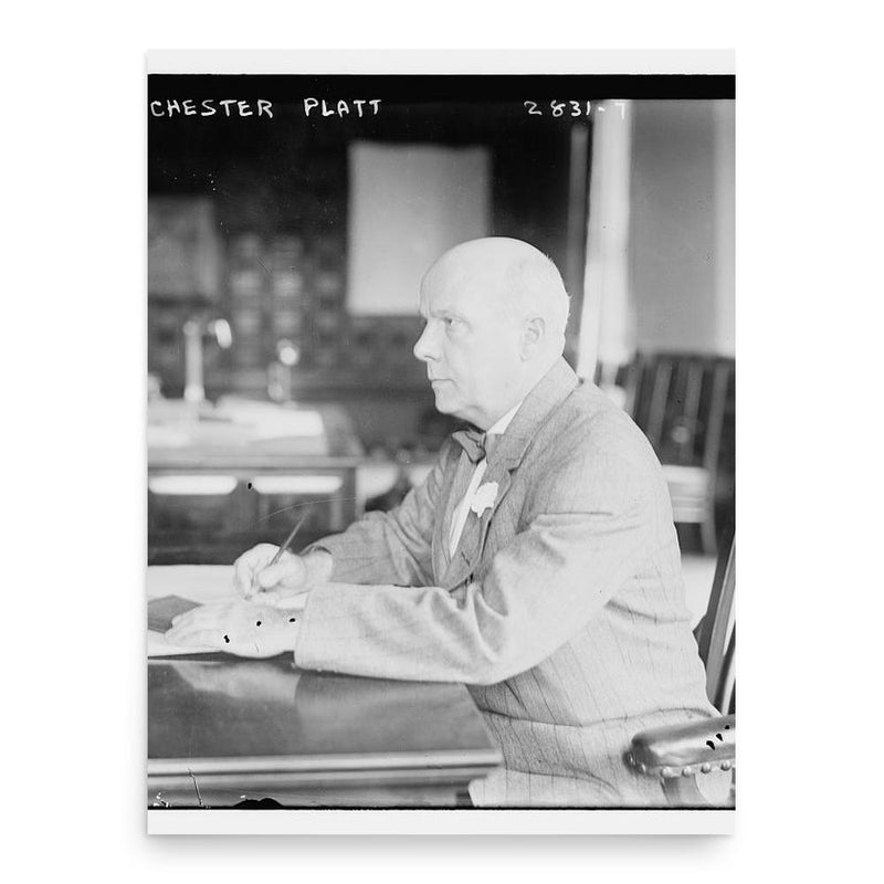 Chester Platt poster print, in size 18x24 inches.