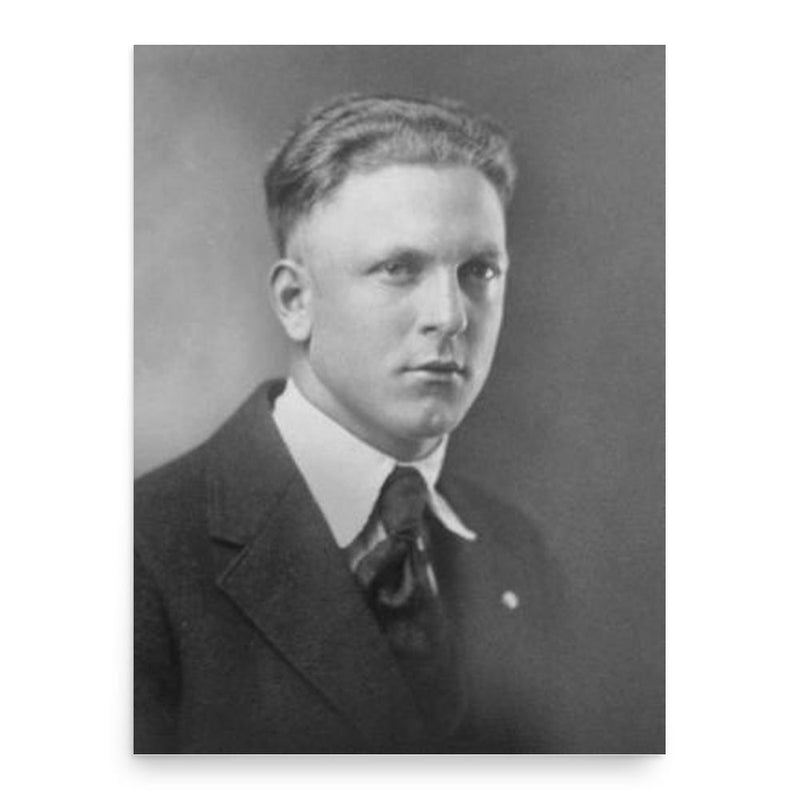 Chester Snowden poster print, in size 18x24 inches.