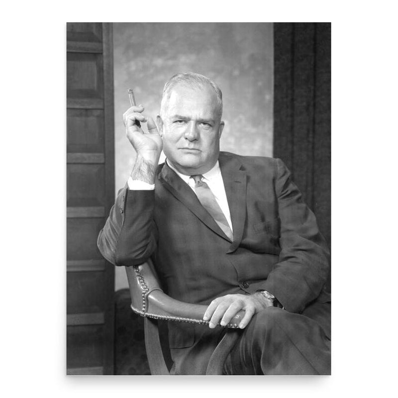 Chesterfield Smith poster print, in size 18x24 inches.