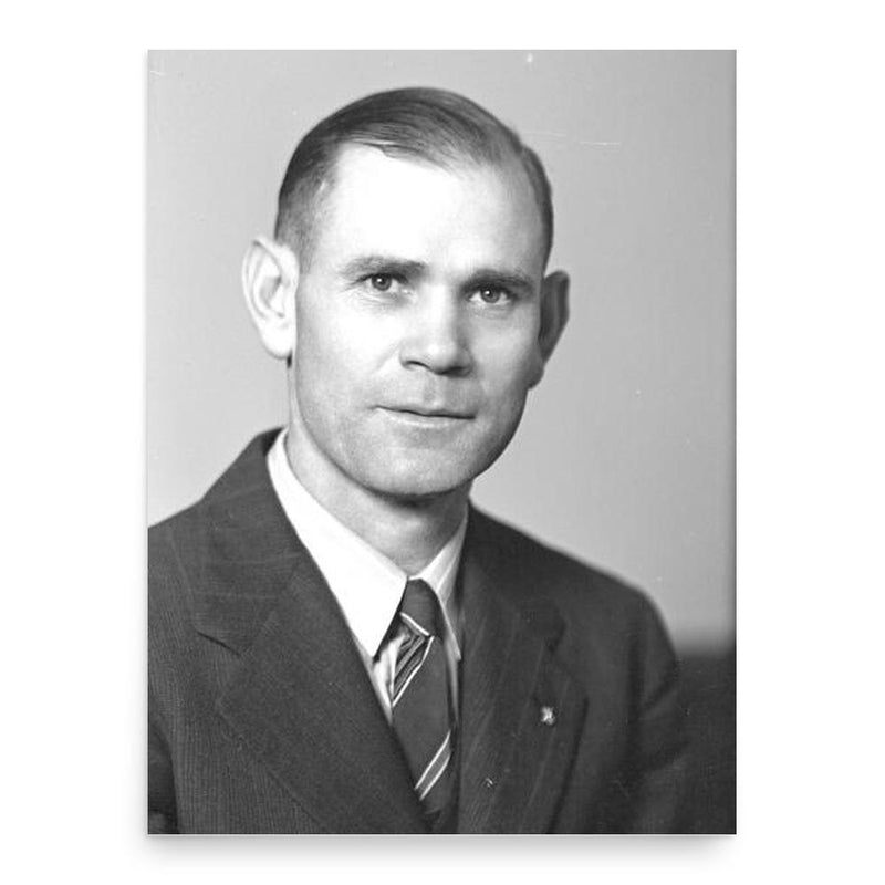 Chet King poster print, in size 18x24 inches.