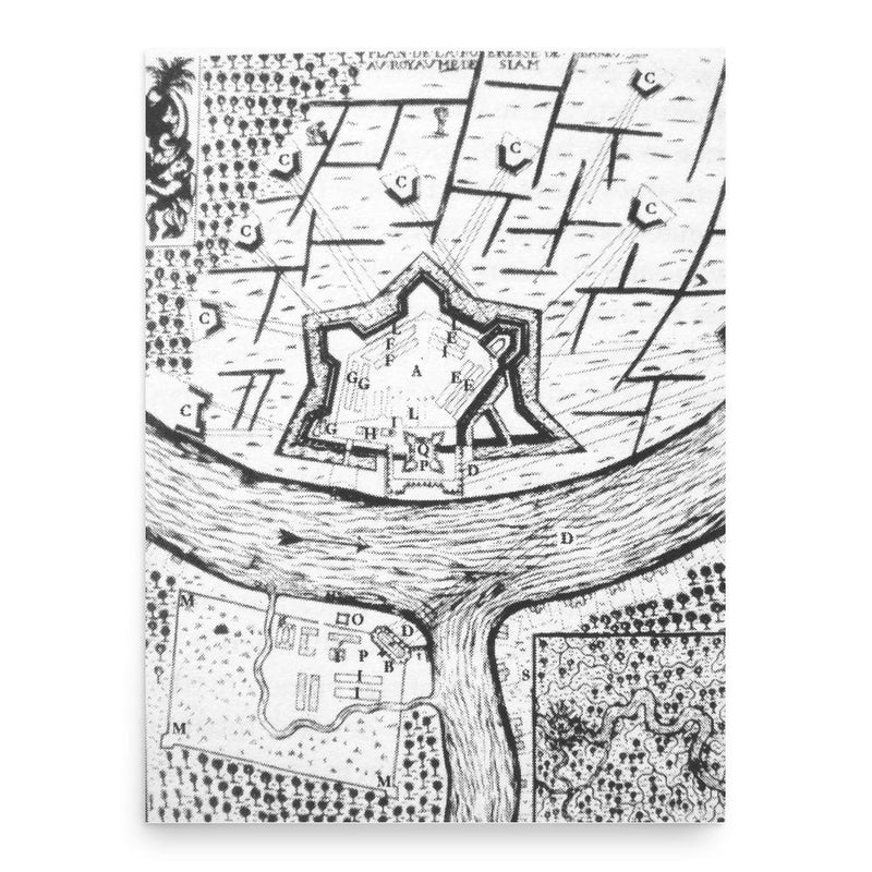 Chevalier de Beauregard poster print, in size 18x24 inches.