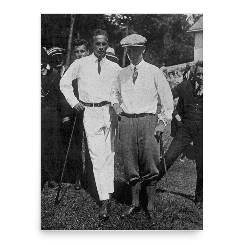 Chick Evans poster print, in size 18x24 inches.