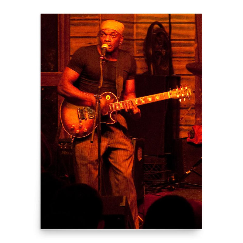 Chico Banks poster print, in size 18x24 inches.