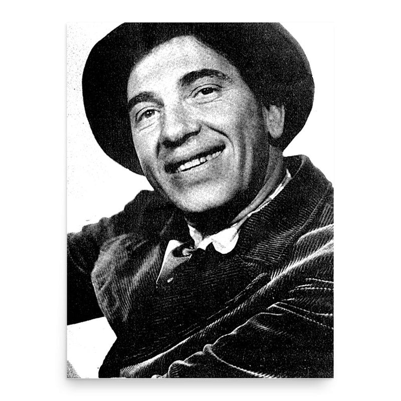 Chico Marx poster print, in size 18x24 inches.